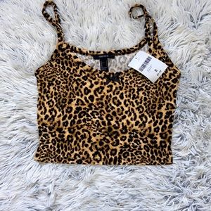 Small Forever 21 cheetah crop top